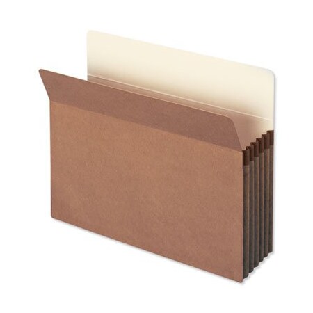 Smead Smead, REDROPE DROP FRONT FILE POCKETS, 5.25in EXPANSION, LETTER SIZE, REDROPE, 50PK 73810